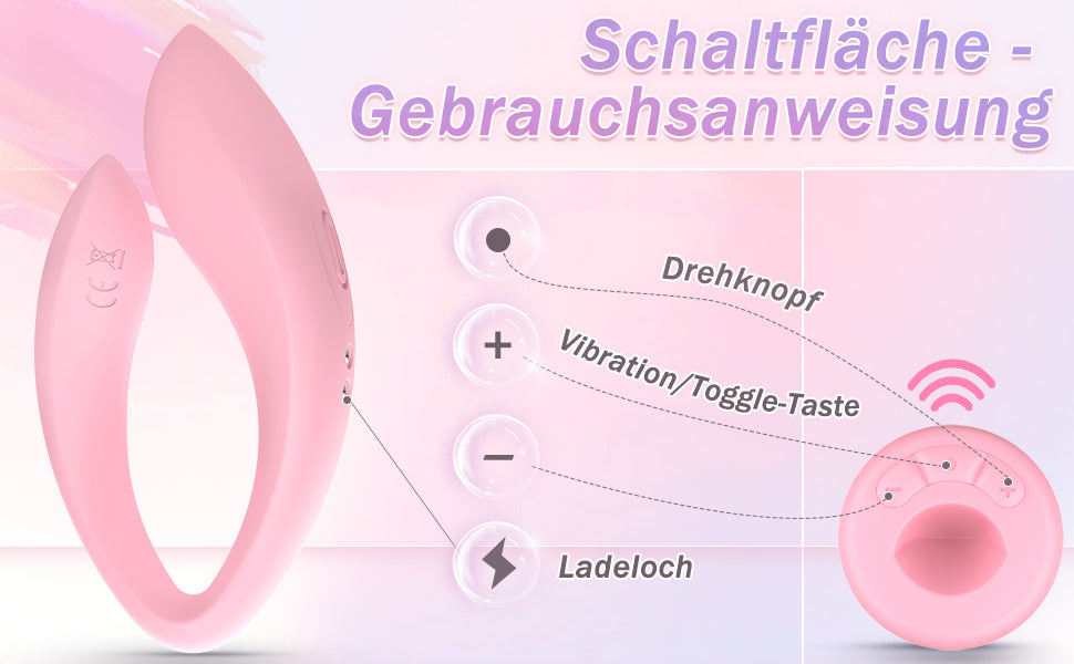 PINK BOX HONEY VIBRADOR PARA DP CON CONTROL INALAMBRICO